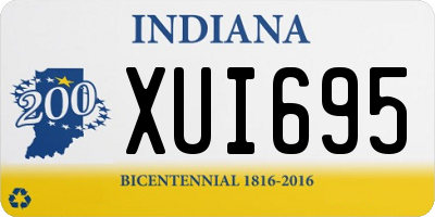 IN license plate XUI695