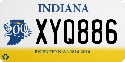 IN license plate XYQ886