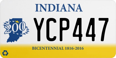 IN license plate YCP447