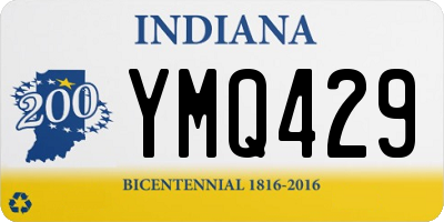 IN license plate YMQ429