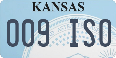 KS license plate 009ISO