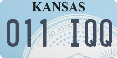 KS license plate 011IQQ