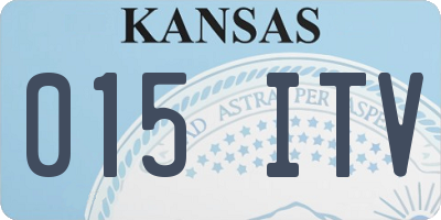 KS license plate 015ITV