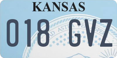 KS license plate 018GVZ