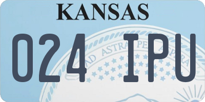 KS license plate 024IPU