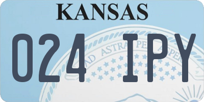 KS license plate 024IPY