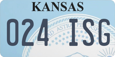KS license plate 024ISG