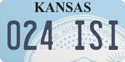 KS license plate 024ISI