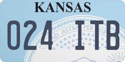 KS license plate 024ITB