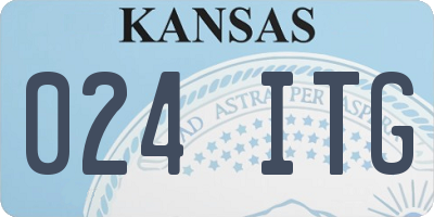 KS license plate 024ITG