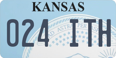 KS license plate 024ITH