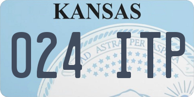 KS license plate 024ITP