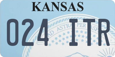 KS license plate 024ITR