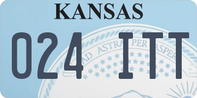 KS license plate 024ITT