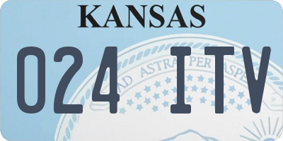 KS license plate 024ITV