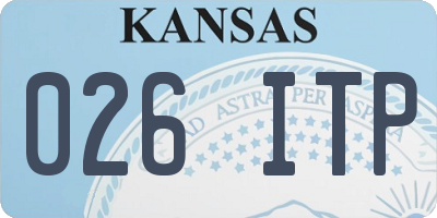 KS license plate 026ITP