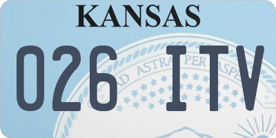 KS license plate 026ITV