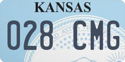 KS license plate 028CMG