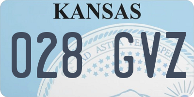 KS license plate 028GVZ