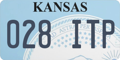 KS license plate 028ITP