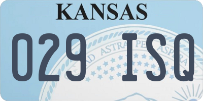 KS license plate 029ISQ
