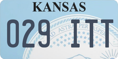 KS license plate 029ITT