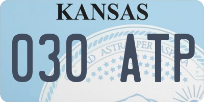 KS license plate 030ATP