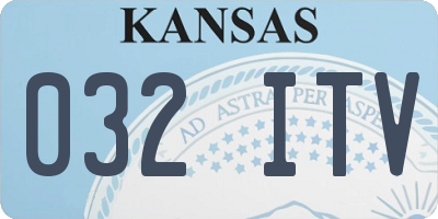 KS license plate 032ITV