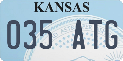 KS license plate 035ATG