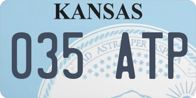 KS license plate 035ATP