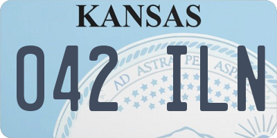 KS license plate 042ILN