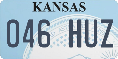 KS license plate 046HUZ