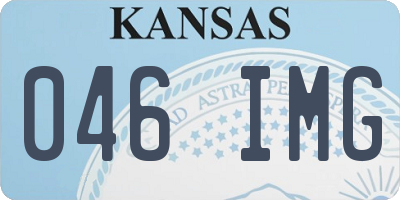 KS license plate 046IMG