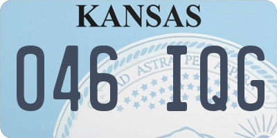 KS license plate 046IQG