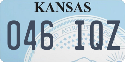 KS license plate 046IQZ