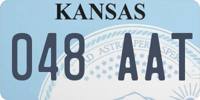 KS license plate 048AAT