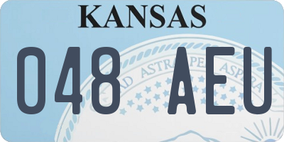 KS license plate 048AEU