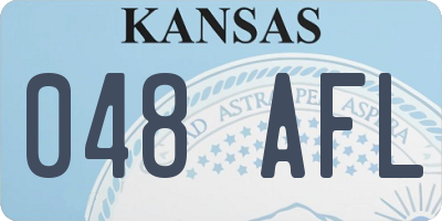 KS license plate 048AFL