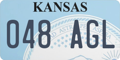 KS license plate 048AGL
