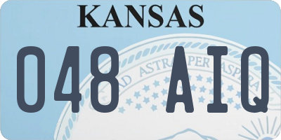 KS license plate 048AIQ