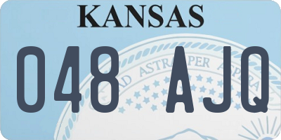 KS license plate 048AJQ