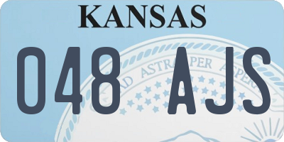 KS license plate 048AJS