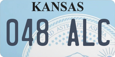 KS license plate 048ALC