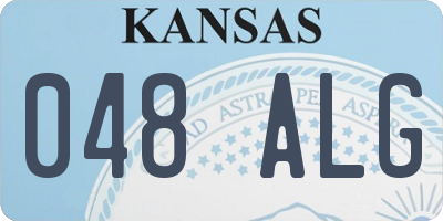 KS license plate 048ALG