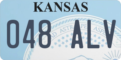KS license plate 048ALV