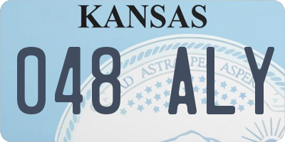 KS license plate 048ALY
