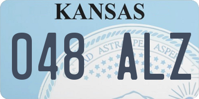 KS license plate 048ALZ