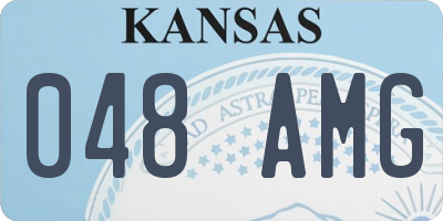 KS license plate 048AMG