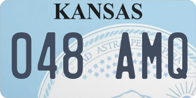 KS license plate 048AMQ