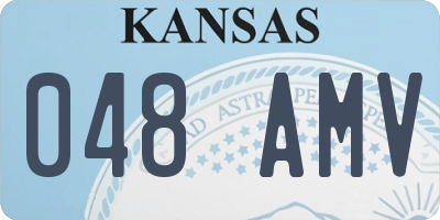 KS license plate 048AMV